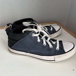 Converse black and navy High-Top Sneakers
